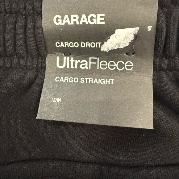 Garage UltraFleece Cargo Straight Sweatpants Black NWT Size M - Picture 8 of 10